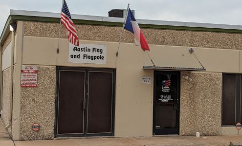 Austin Flag and Flagpole
