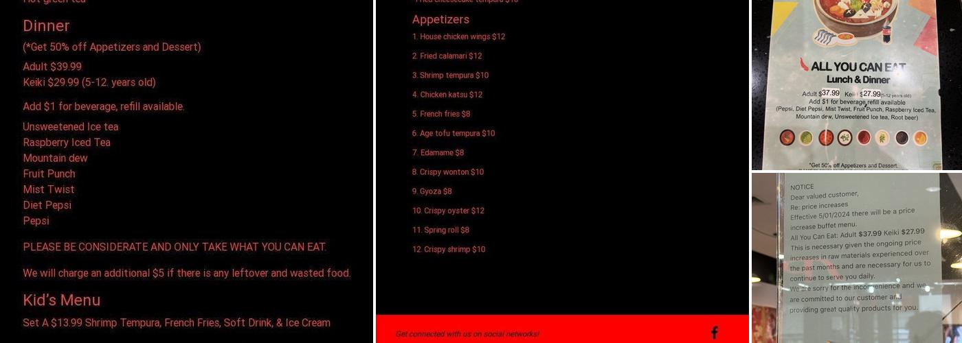 Hawaii Pot Shabu Shabu Menu