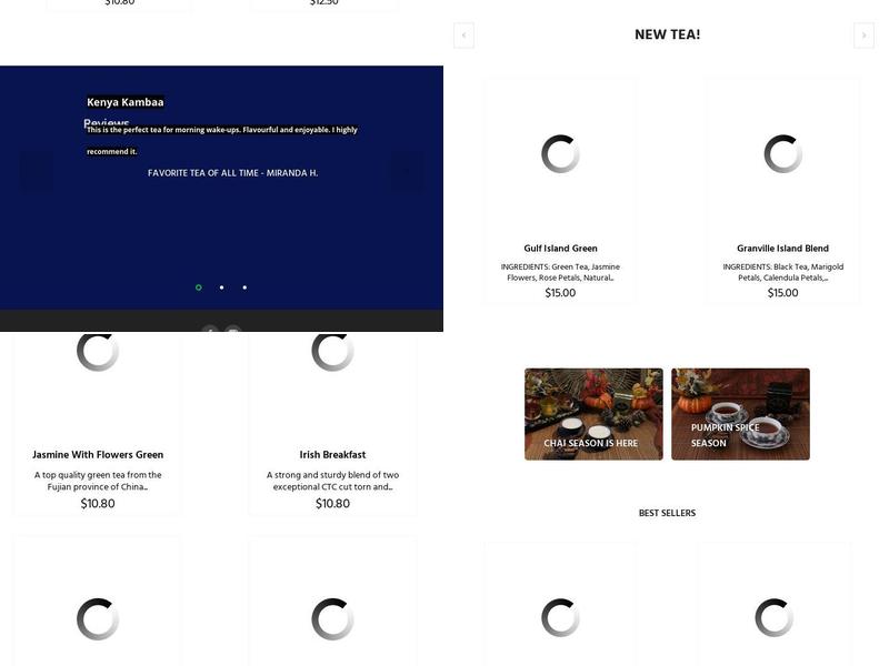 Granville Island Tea Company Ltd Menu