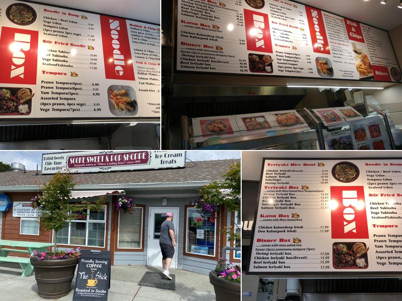Sooke River Store Menu