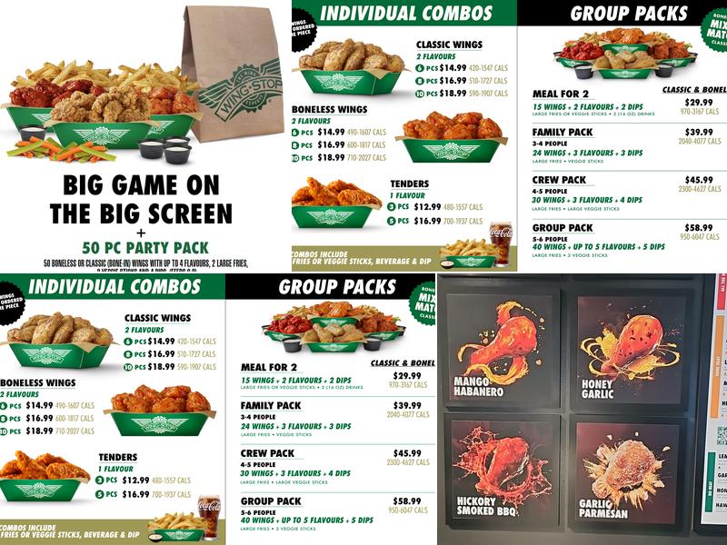 Wingstop Menu