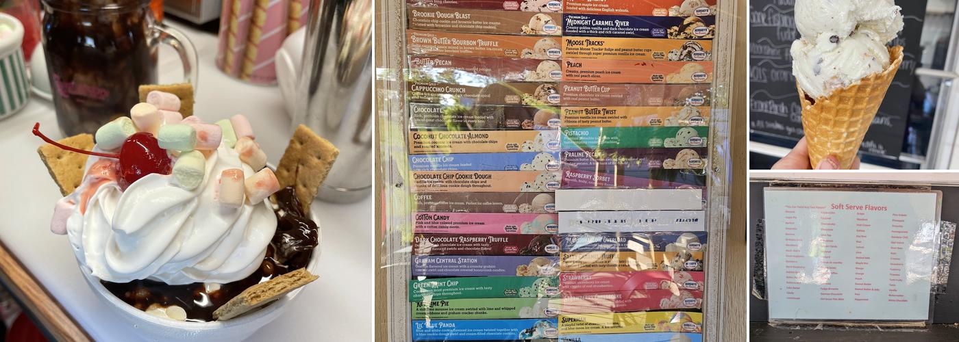 Bootlegger's Roadside Ice Cream Menu