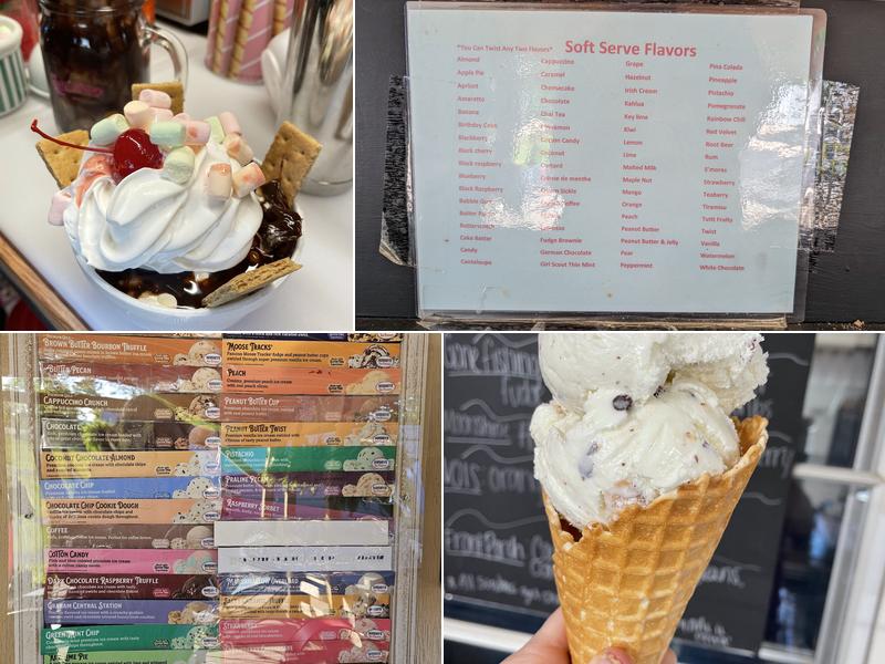 Bootlegger's Roadside Ice Cream Menu