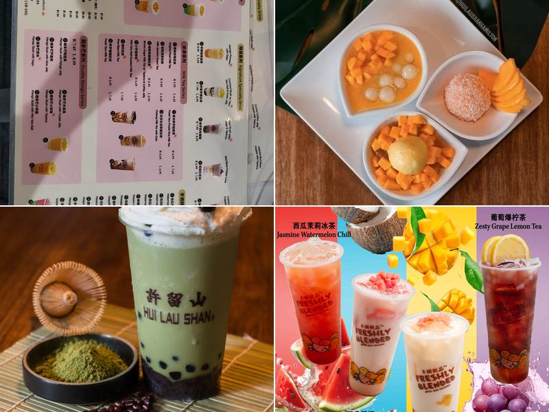 Hui Lau Shan Mississauga 许留山 Boba + Mango Desserts Menu
