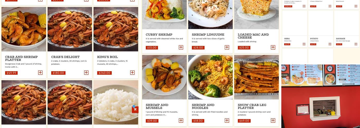 Seafood kitchen toronto Menu