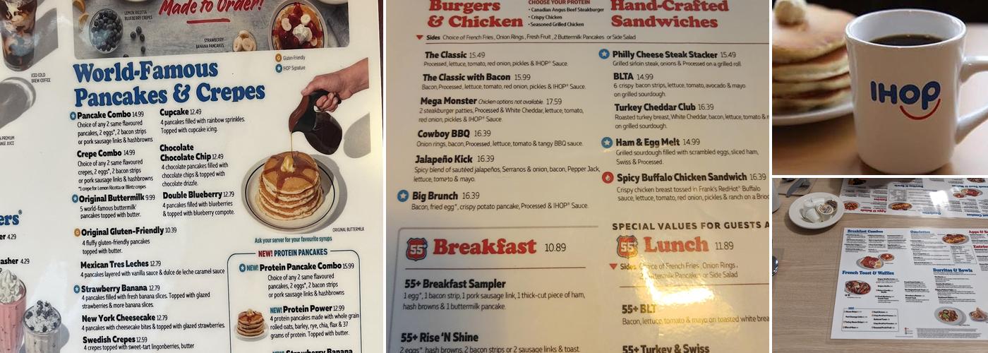 IHOP Menu
