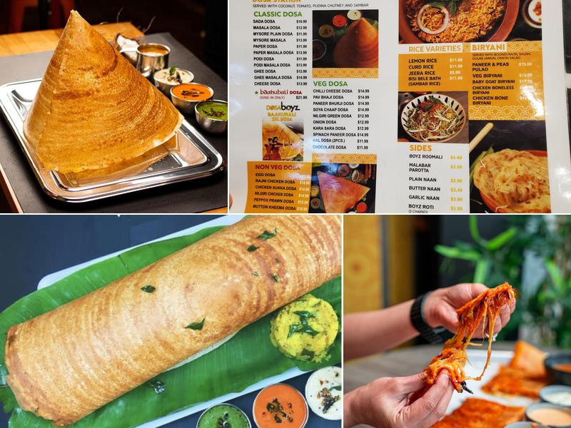 Dosa Boyz - Mississauga Menu