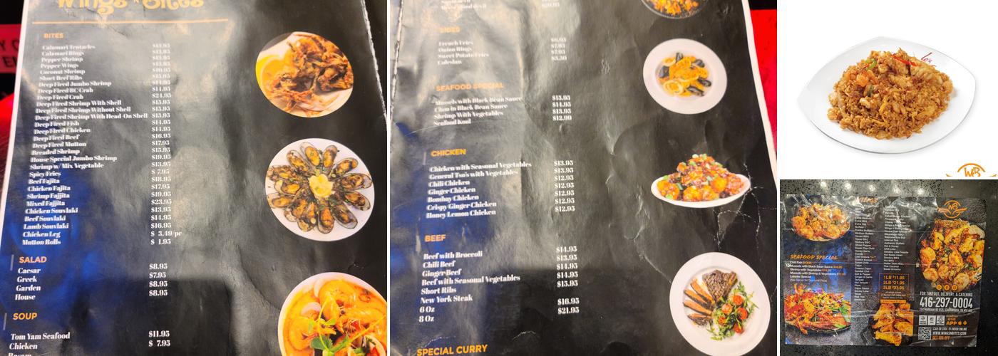 Wings N Bites Menu