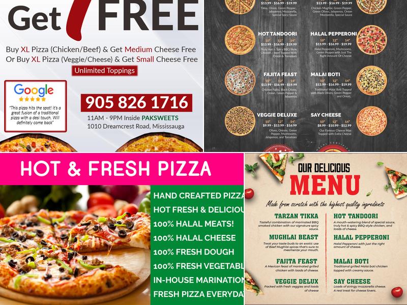 Sauce n Slice Pizza Menu