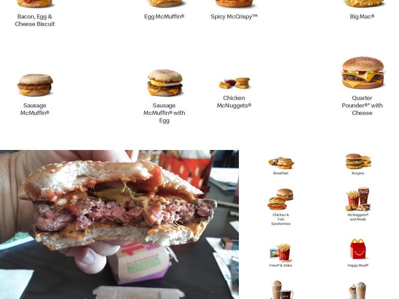 McDonald's Menu