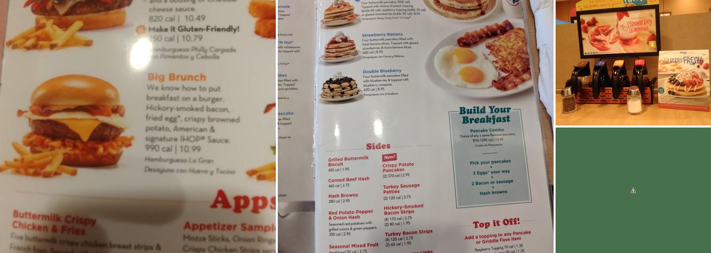 IHOP Menu