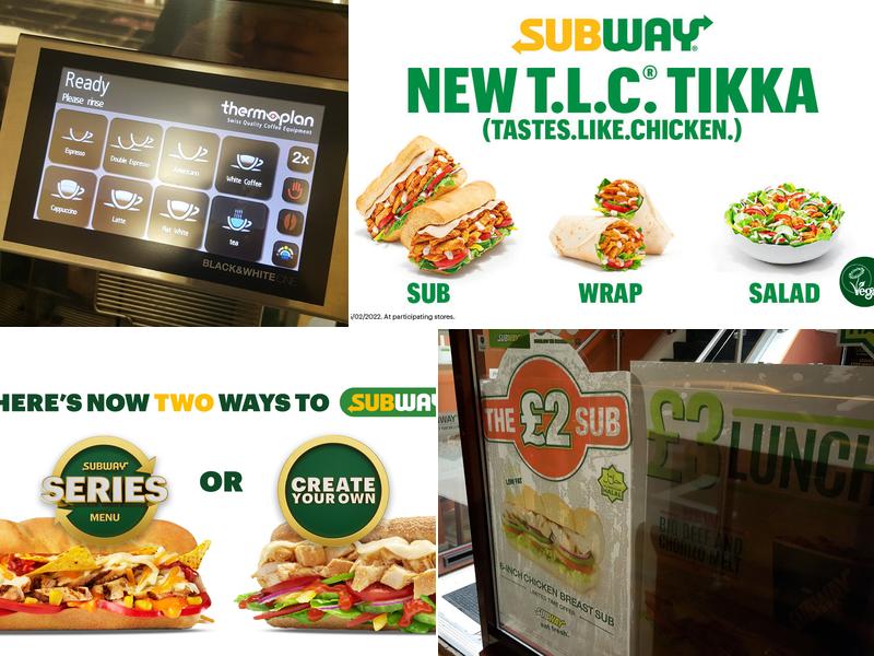 Subway Menu