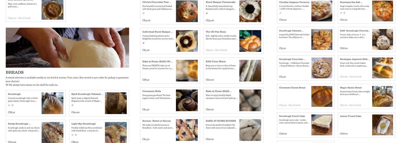 BreadLove Menu