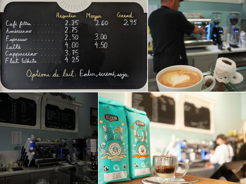 Brûlerie Élixir Menu