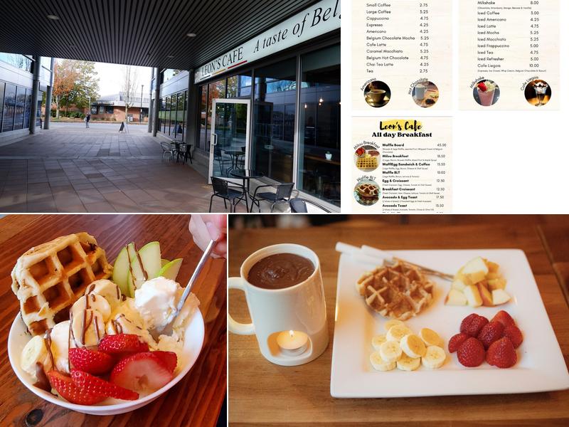 Leon's Cafe Gourmet Belgian Specialties Menu