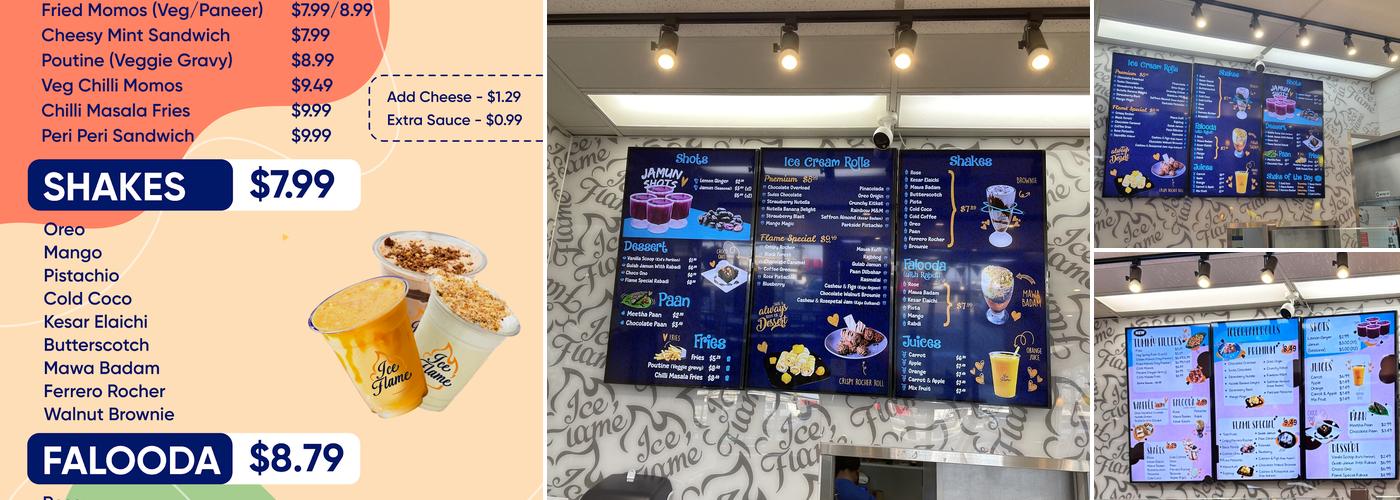 Ice Flame Menu