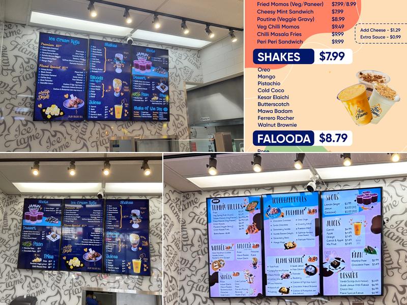 Ice Flame Menu