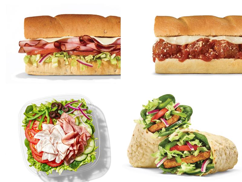 Subway Menu