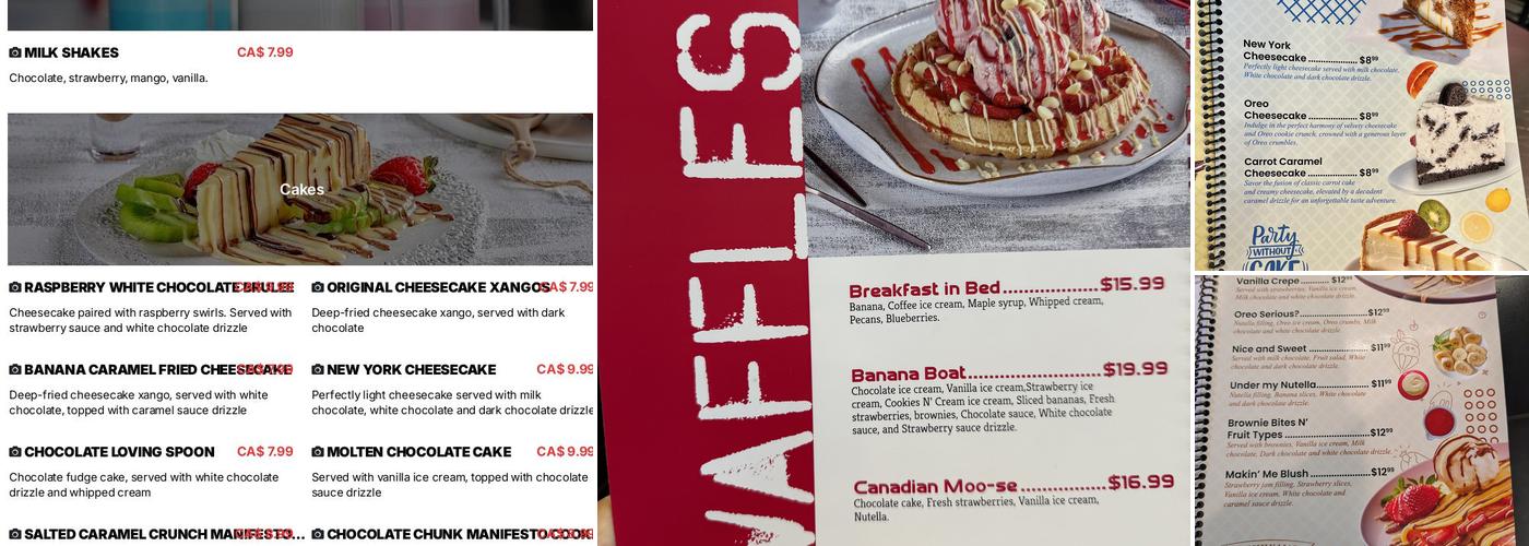 Waffle-O Menu