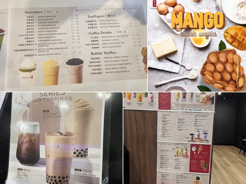Gong Cha Menu