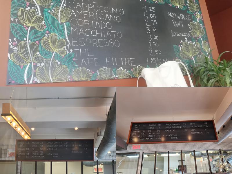 Automne Boulangerie Menu