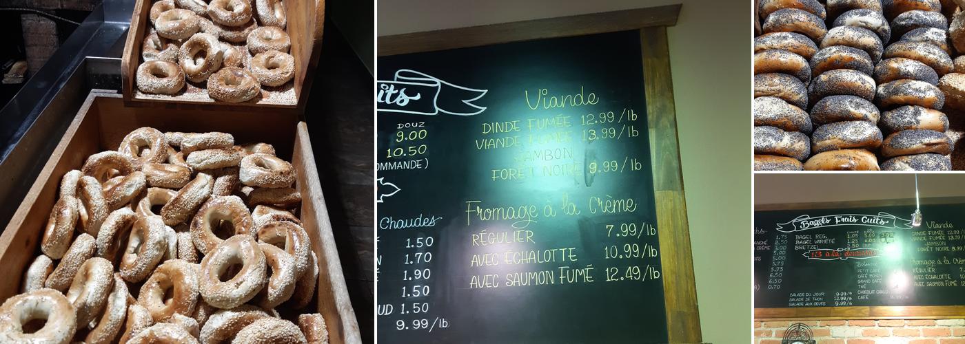 Premier Bagel Menu