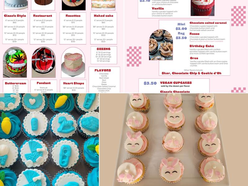 Pâtisserie Crazy about CupCakes Menu