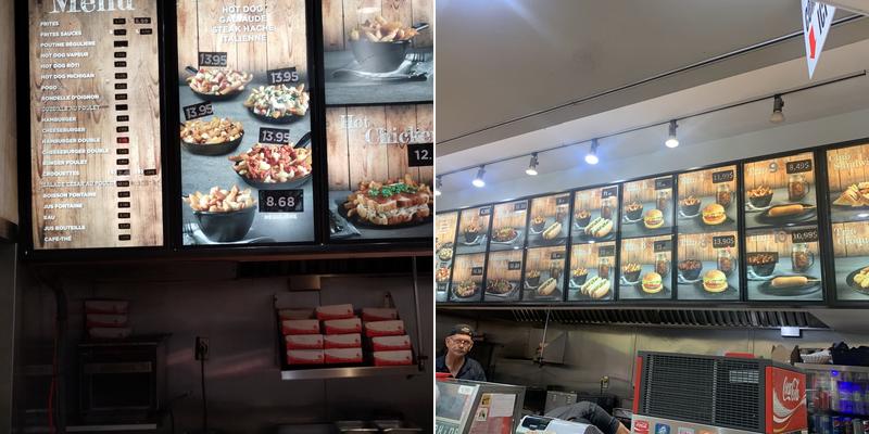 Joséphine la Poutine Menu