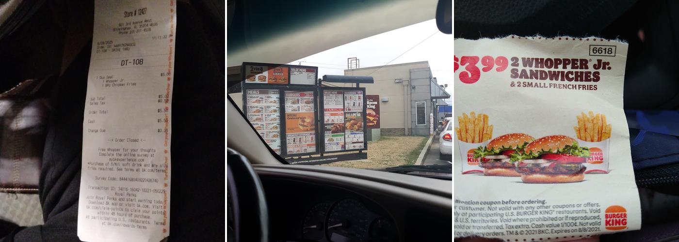 Burger King Menu