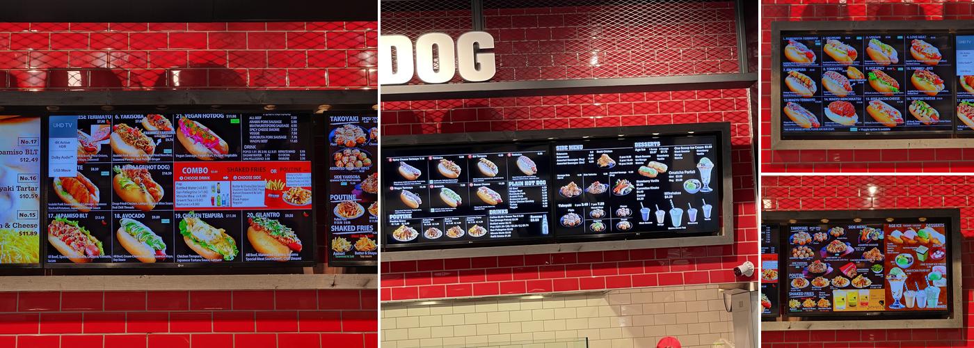 JAPADOG Menu