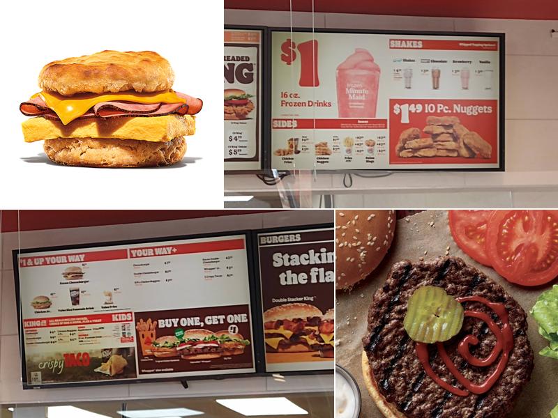 Burger King Menu