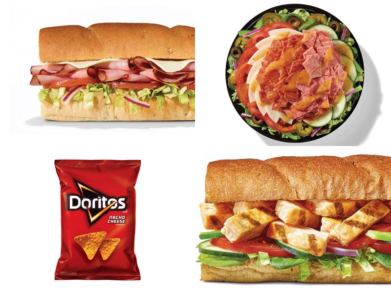 Subway Menu