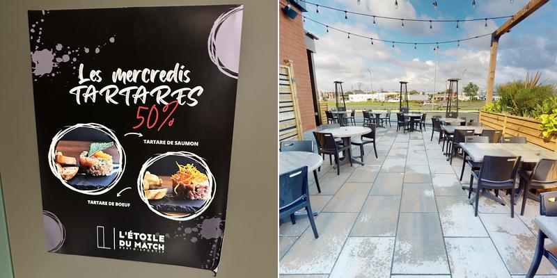 L'Étoile Du Match - Resto-Bar Sportif Menu