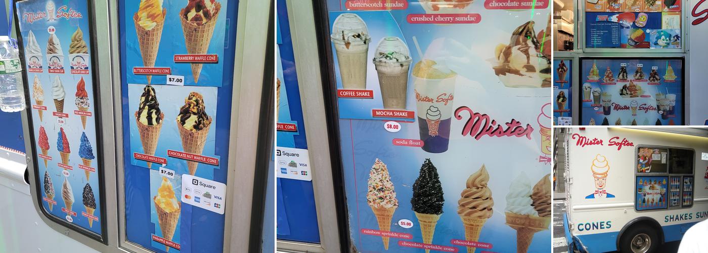 Mr Softee of the Bronx Inc Menu