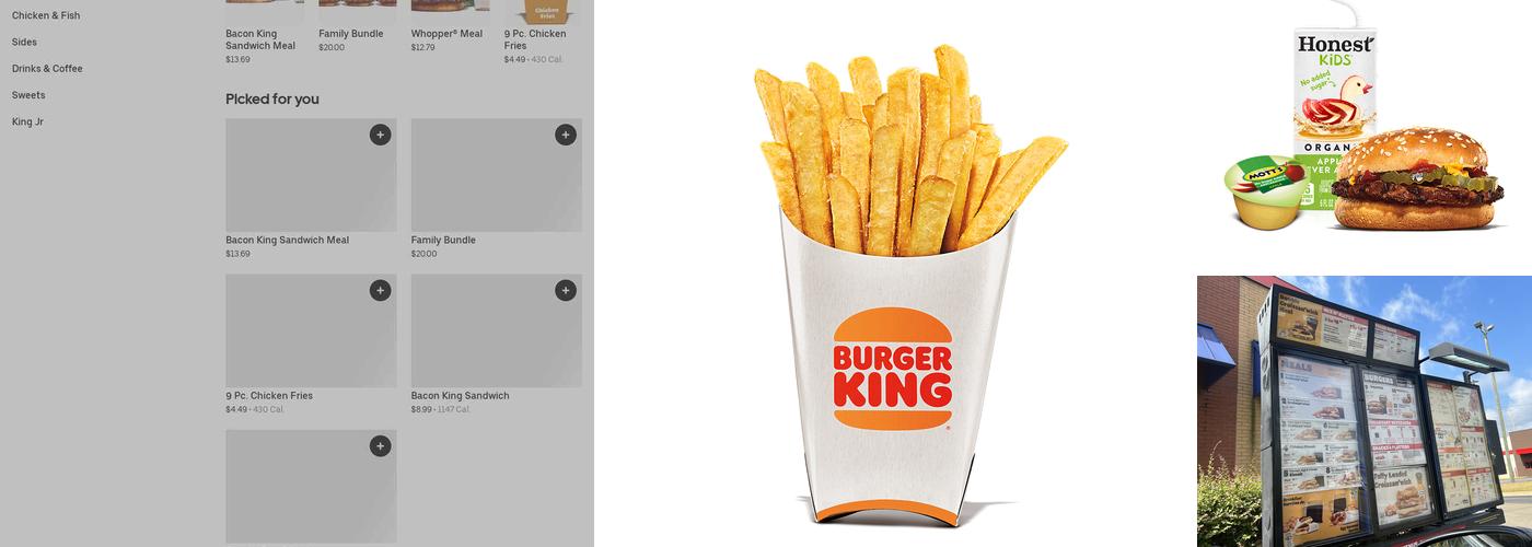 Burger King Menu