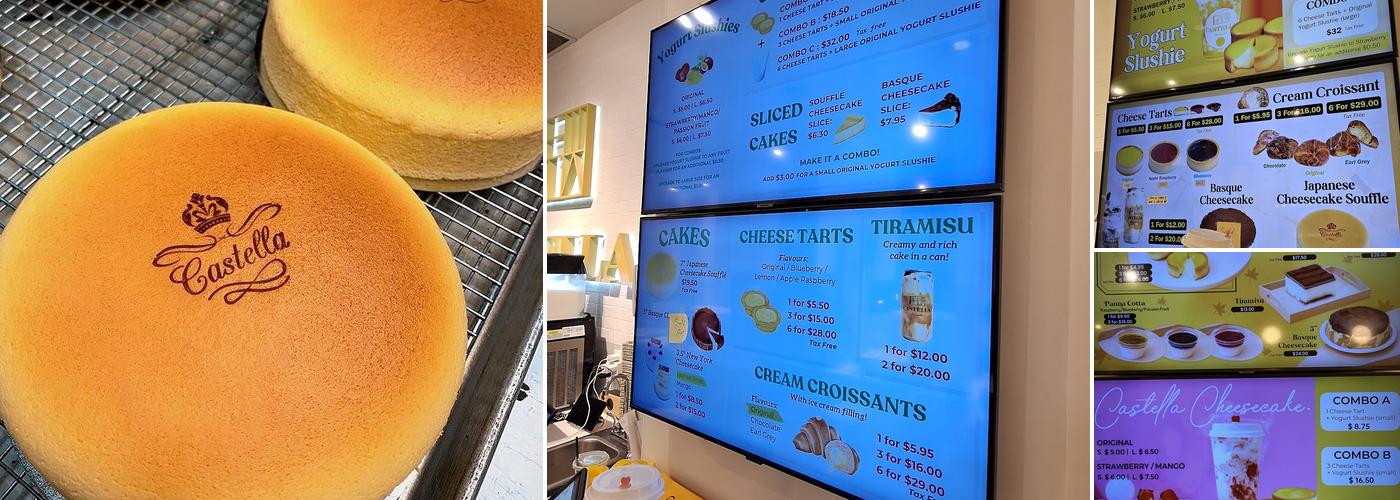 Castella Cheesecake Richmond Centre Menu