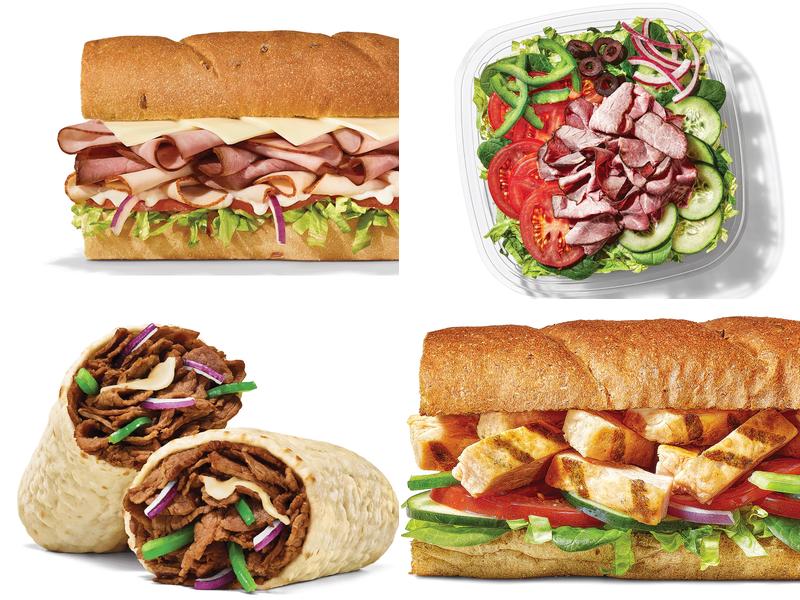 Subway Menu