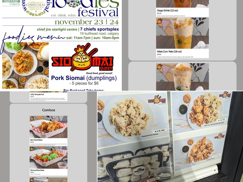 Siomai Queen Menu