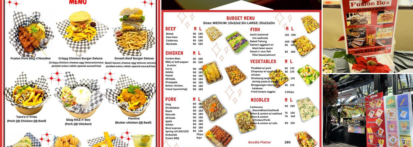 Fusion Box Menu