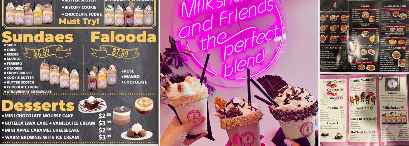 Shake It & Co Menu