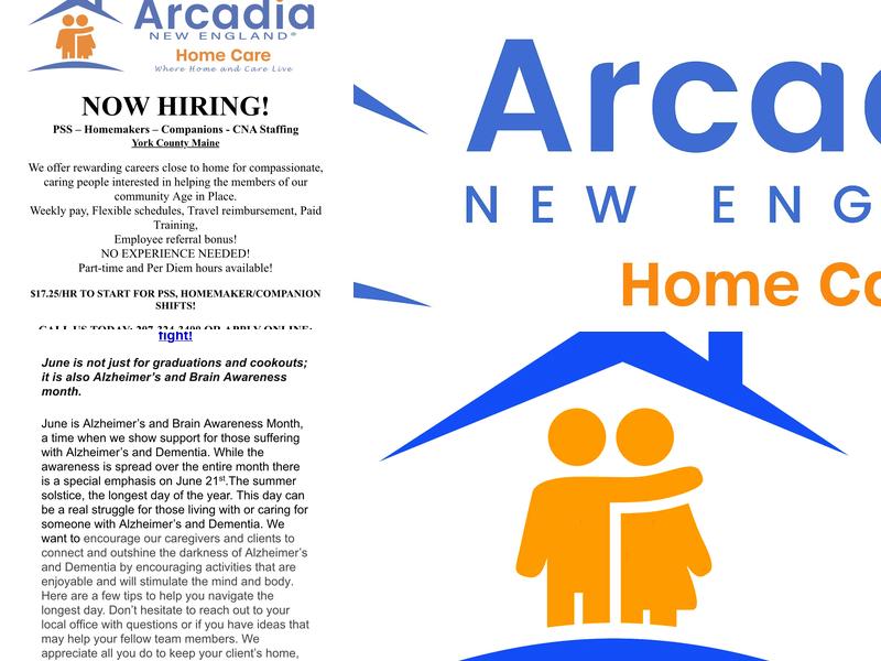 Arcadia New England Home Care