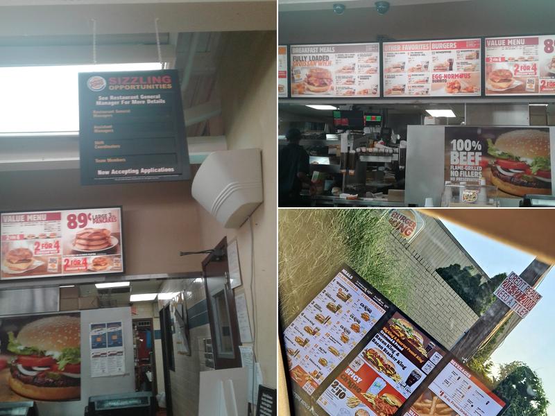 Burger King Menu