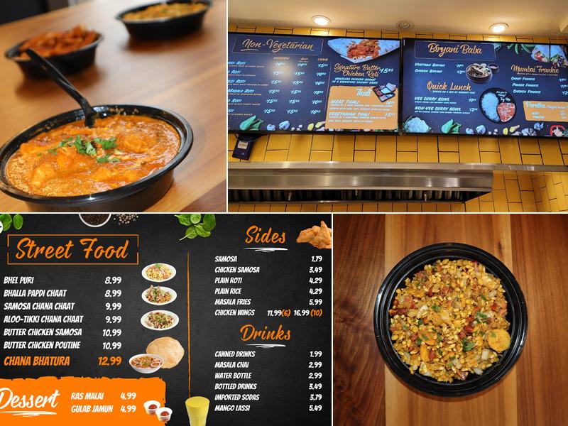 Butter Chicken Roti - Fairview Mall Menu