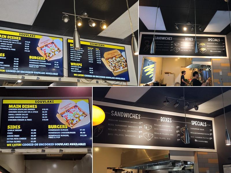 Shawarma Boss Menu