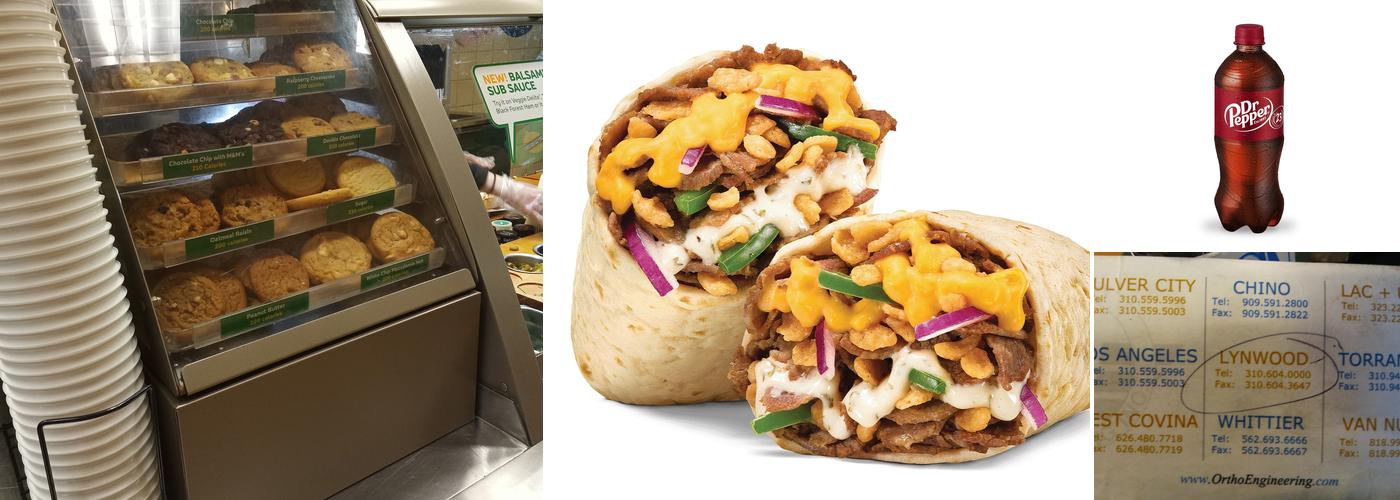 Subway Menu