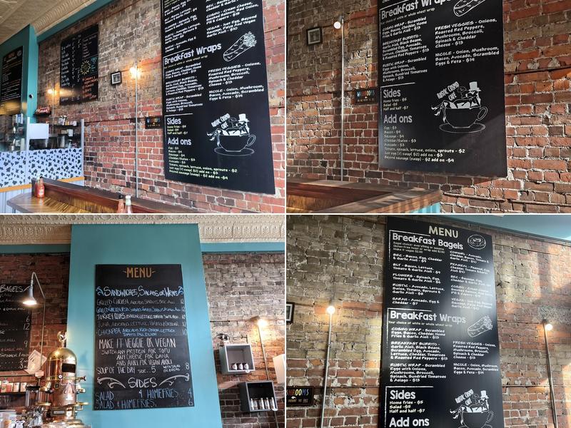 Rustic Cosmo Cafe Menu