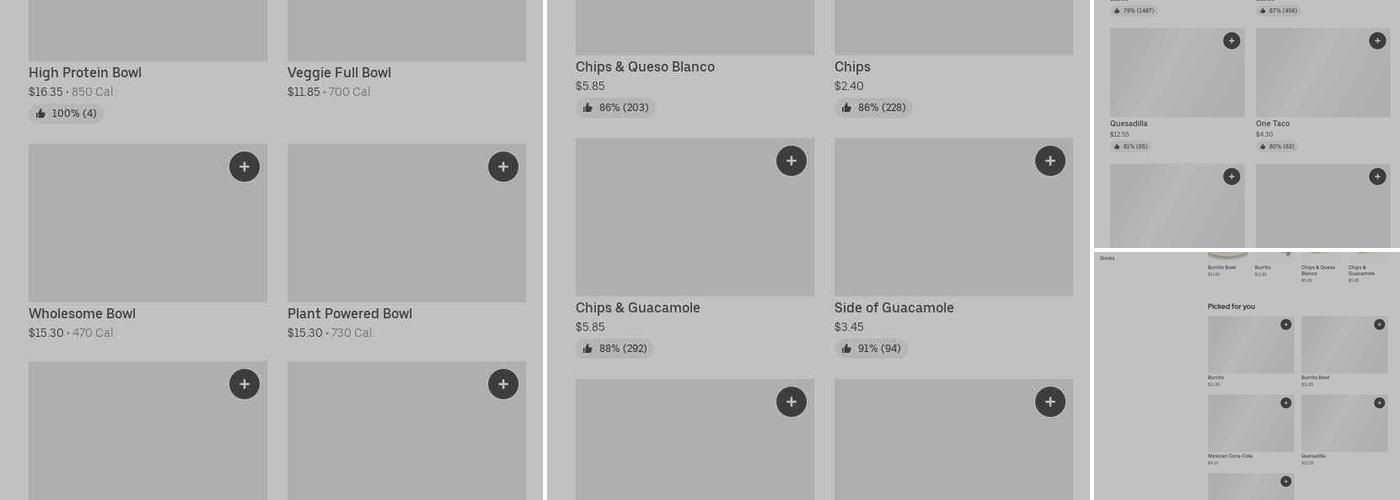 Chipotle Mexican Grill Menu