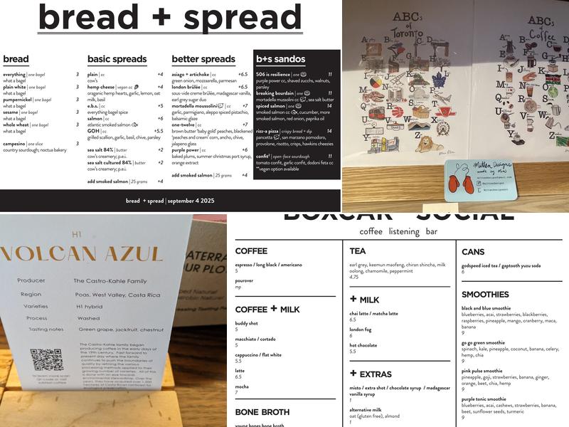 Boxcar Social Laneway Menu
