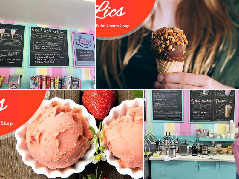 LICS Ice Cream Shop Menu