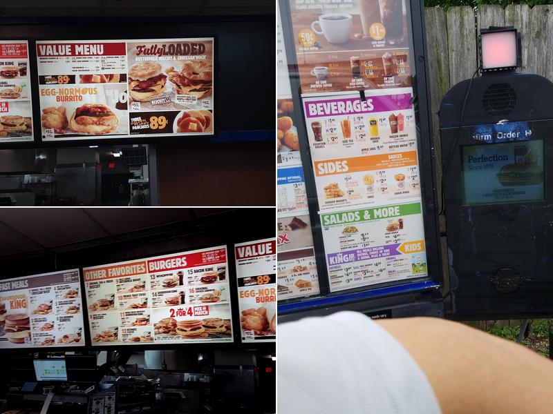 Burger King Menu